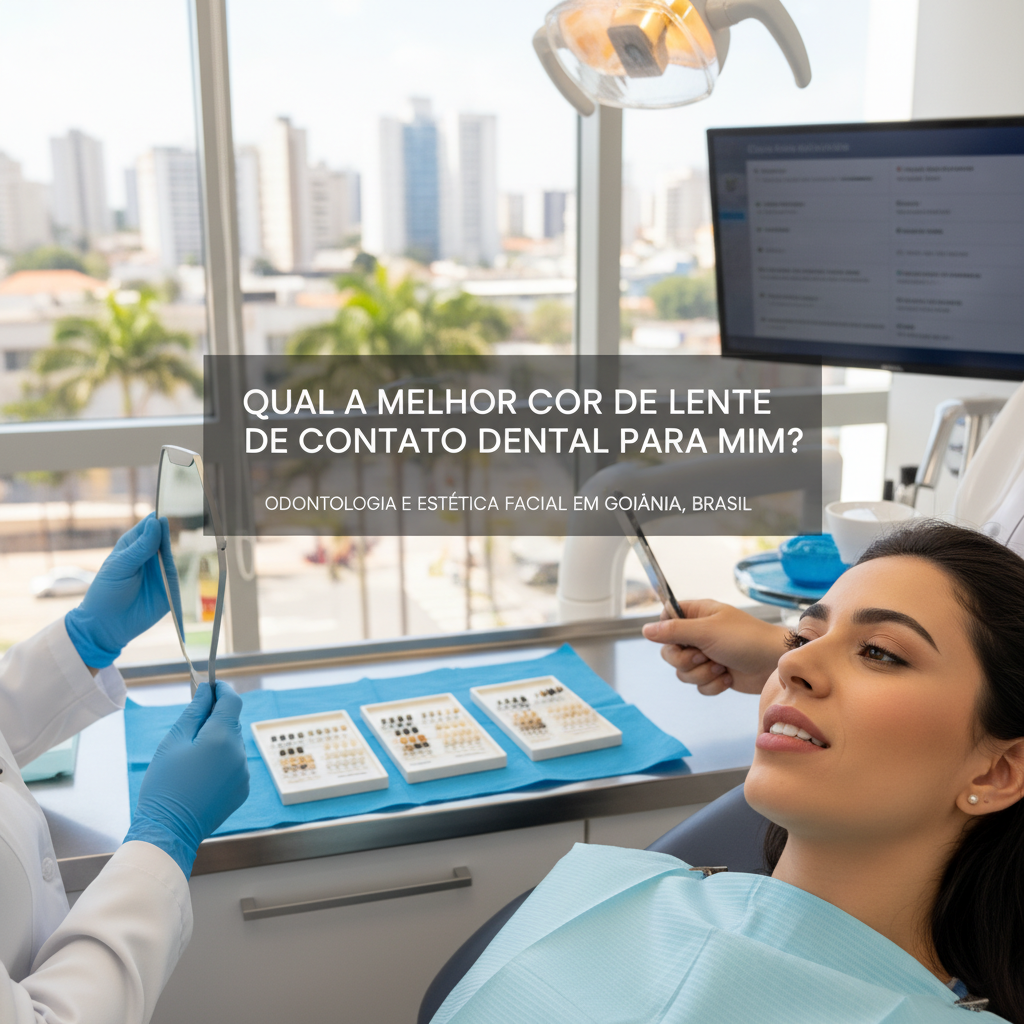 Como Escolher Lente de Contato Dental Cor Ideal em Goiânia